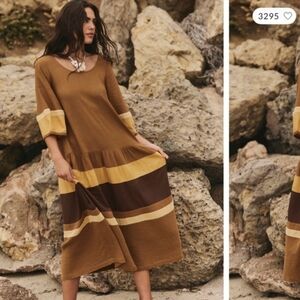 NWT Free People Manda Midi Maxi Dress
